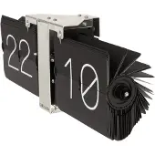 Karlsson Klok No Case Black Chrome Stand 36 x 8,5 cm
