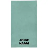 Funnies Strandlaken met naam stonegreen 100x200cm