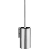 Smedbo Beslagsboden WC-Borstelgarnituur - 10.3x37x10.3cm - zelfklevend - RVS Geborsteld Edelstaal B1035
