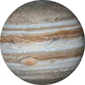 Komar Vliesbehang Zelfklevend vlies - Jupiter - Afmeting 125 x 125 cm (1 stuk)