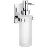 Smedbo Zeepdispenser Pool 18 x 6.1 cm Mat Glas Chroom