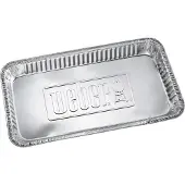 Weber aluminium lekbakjes extra groot