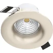 Eglo Led inbouwspot Saliceto 2700K RVS