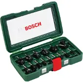 Bosch 15-delige Frezenset Hout