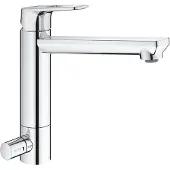 GROHE BauLoop - Keukenkraan met afsluitbare ventiel, chroom 31713000