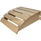 Emendo - Sauna hoofdsteun - Blank Hout