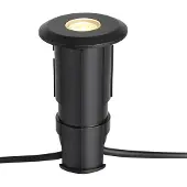 Markslöjd Garden 24 Decklight, zwart, licht boven, 3W dimbaar, zwart, Aluminium, Modern