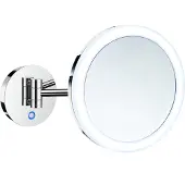 Smedbo Outline Spiegel LED 20cm 5x Vergrotend Chroom - Rond - Spiegels, Scheer/make-up Spiegels - 7391447084528