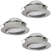 Eglo Led plafondspot Pineda Round (3x) set van 3