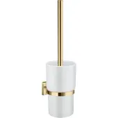 Smedbo House Toiletborstelhouder Keramiek Gepolijst Messing - Accessoires, Toilet accessoires, Toiletborstelhouders - 7391447077780