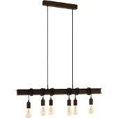 Eglo Townshend Hanglamp 101 cm - Roestbruin