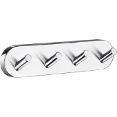Smedbo Handdoekhouder Home Viervoudig 17,8x4 cm Chroom