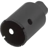 Wolfcraft - Diamantboor 40mm voor Haakse Slijper - Tegelboor 40 mm - Diamant Gatenzaag - 5944000