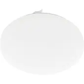 Eglo Led-plafondlamp FRANIA plafondlamp, wit, lage opbouw, Watt, kantoor Plafondlamp, materiaal: staal, kunststof, kleur: wit, Ø: 33 cm (1 stuk)