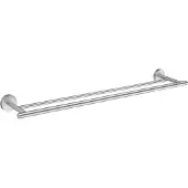 Smedbo Handdoekhouder Home Dubbel 64,8x12x4,8 Chroom Geborsteld
