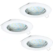 Eglo 3x Eglo Inbouwspot Peneto Wit 94235