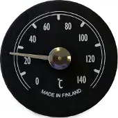 Saunia - sauna thermometer - Zwart