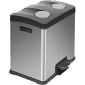 EKO Rejoice 12 + 12 Liter Mat RVS