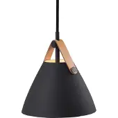 Nordlux Hanglamp Strap, dimbaar, zwart, Woon-/ Eetkamer, metaal, Modern, hanglamp