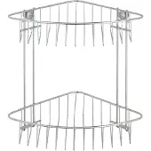 Wenko Doucherek Classic - 2-laags - Hoek - Chroom - 26,5x19,5x26,5cm