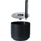 Orthex Paulina recyclebare bloempot Ø 30 cm - Zwart