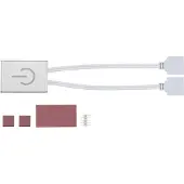 Paulmann 70975 70975 Touchswitch 144 W (max) Metaal (l x b x h) 4.3 x 4.3 x 0.85 cm Piece 1 stuk(s)