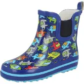 Beck Regenlaarzen 'Elephants' navy / turquoise / gemengde kleuren / zwart