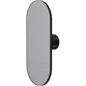 AYTM Wandhaak Ovali, spiegel, zwart, glas, hout, staal Ovali, zwart, Hout, Design