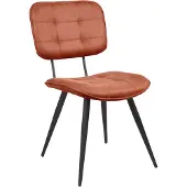 Label51 - Eetkamerstoel Gus - Bruin - 60x49x87cm - Set van 2