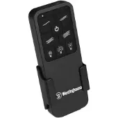 WESTINGHOUSE plafondventilator met verlichting Tristan zwart/hout, hout donker, Woon-/ Eetkamer, Hout