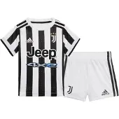 Adidas Juventus Heimtrikot - 21/22 - Schwarz/Weiß - - 68 - Fußballset