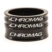 Chromag Headset spacer kit, zwart 2022 Hardware & Overige onderdelen