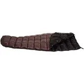 Western Mountaineering - Everlite - Donzen slaapzak 180 cm, zwart/bruin