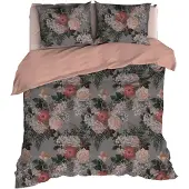 Satin d'or Dekbedovertrek Celia Rose Satijn-240 x 200 / 220 cm | Lits-Jumeaux