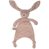 Smallstuff - Fishbone Cudling Cloth Merion Wool - Soft Rose Rabbit