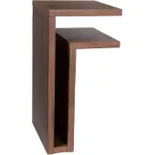 Maze F-shelf Wandplank Rechts Walnoot - Nachtkastjes Walnootfineer Walnut - 305219