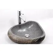 Saniclear Natural riviersteen waskom 40-50cm