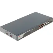 Hikvision DS-3E1318P-EI Smart Managed Switch 16 x PoE, 100Mbit 230W, 2x Gigabit RJ45/SFP Uplink