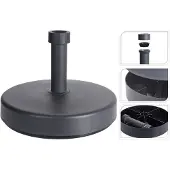 Pro Garden ProGarden Parasolvoet rond 46 cm grijs