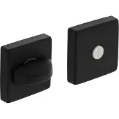 Intersteel Rozet toilet-/badkamersluiting 50x50x10 mm aluminium zwart