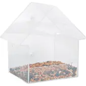 Esschert Design Vogelvoederhuis Transparant 15,7 X 10,8 X 17 Cm