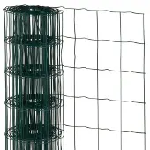 Nature - Verzinkt staal gaas - 1 x 10m - Groen - 100 x 75mm mazen