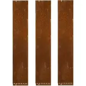 Bellissa Graskant 118 X 20 Cm Corten - Meuwissen Agro