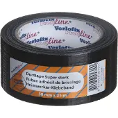 Verlofix Duct Tape Zwart – Extra Sterk – 50mm x 25m – Waterbestendig