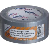 Verlofix Duct Tape Grijs – Extra Sterk – 50mm x 25m – Waterbestendig