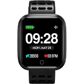 Lenovo E1 PRO-BK smartwatch zwart - stappenteller - slaapmonitor