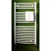 Eastbrook Biava Multirail verticale gebogen verwarming 119x45cm Wit 436 watt