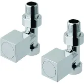 Eastbrook Valve Square radiator aansluitset recht