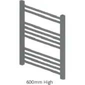 Eastbrook Wendover handdoekradiator 50x60cm 260W antraciet