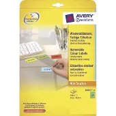 Avery Zweckform L6033-20 verwijderbare etiketten A4 63,5 x 33,9 mm groen (480 etiketten)